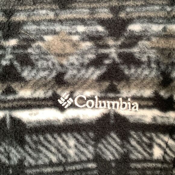 Columbia Aztec Fleece Zip Pockets Jacket Size L - Picture 2 of 11